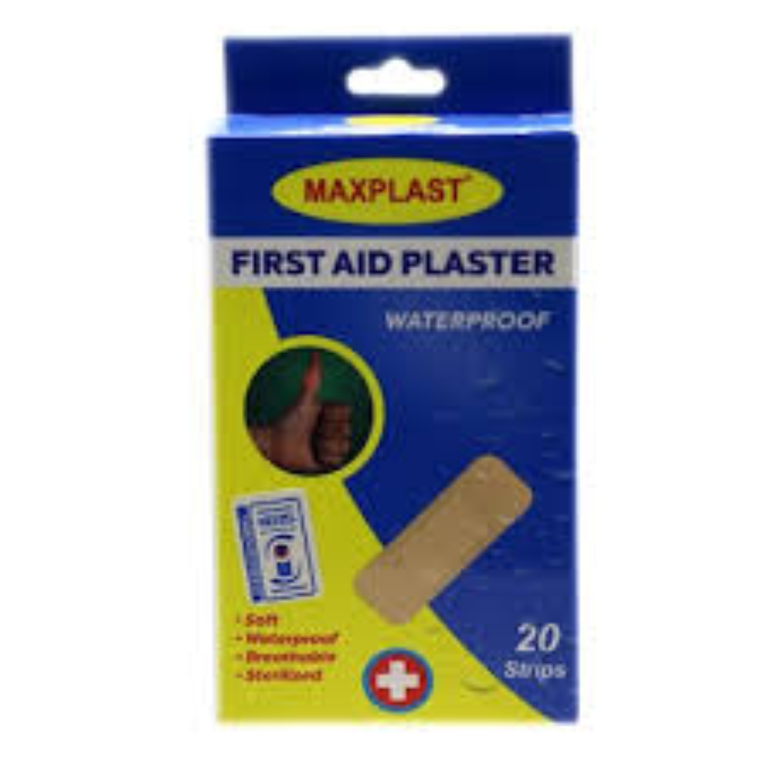 MAXPLAST FIRST AID PLASTER 20S